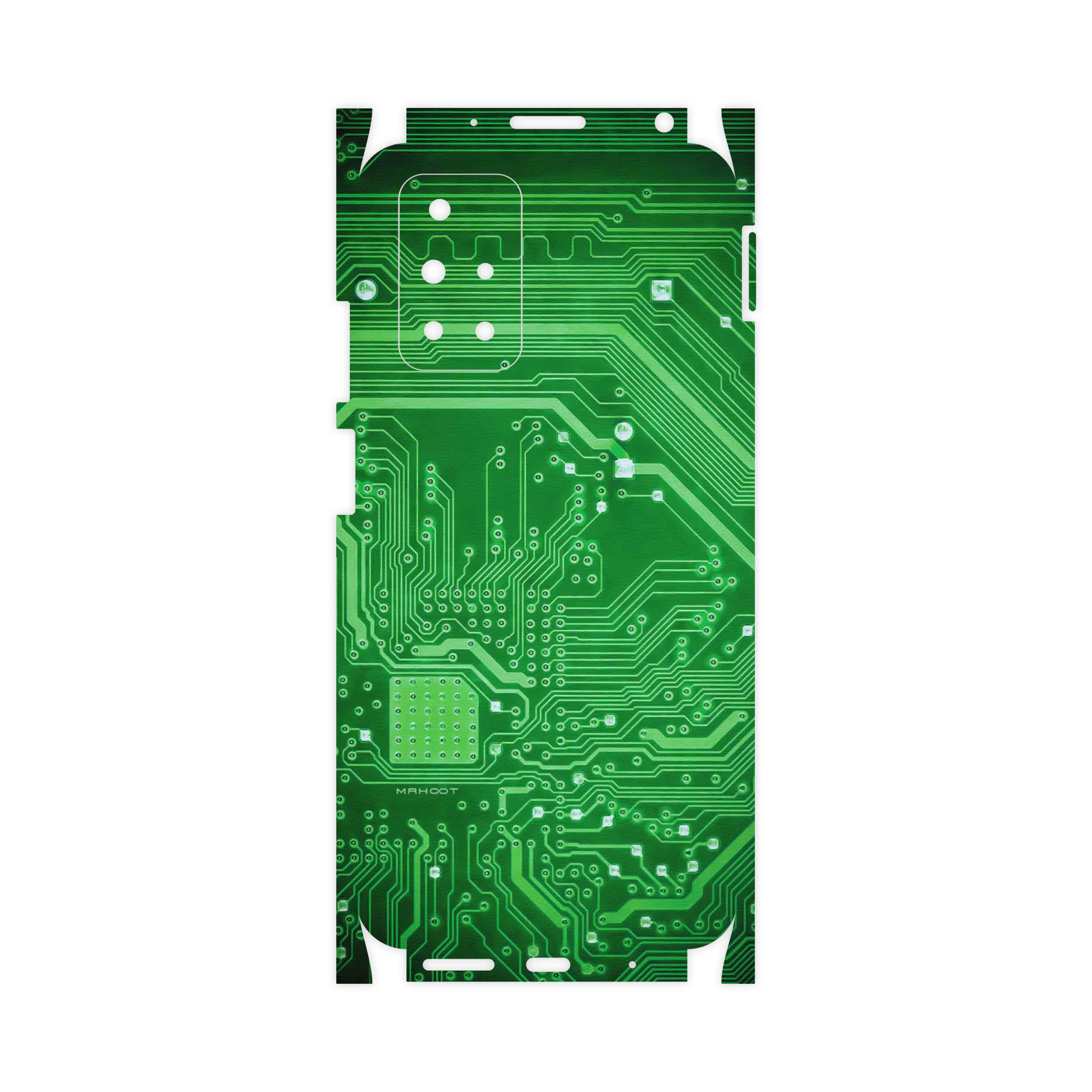 برچسب پوششی ماهوت مدل Green-Printed-Circuit-Board-FullSkin مناسب برای گوشی موبایل شیائومی Redmi 10 Prime