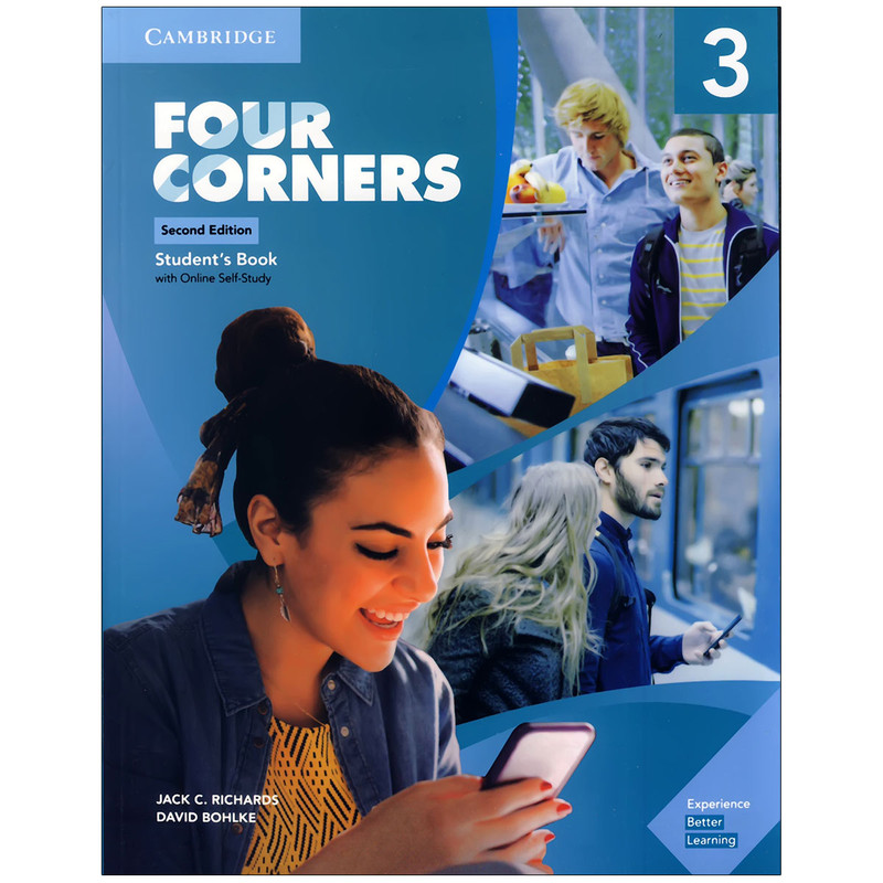 کتاب four corners 3 2nd اثر Jack C Richards and David Bohlke انتشارات کمبریج 