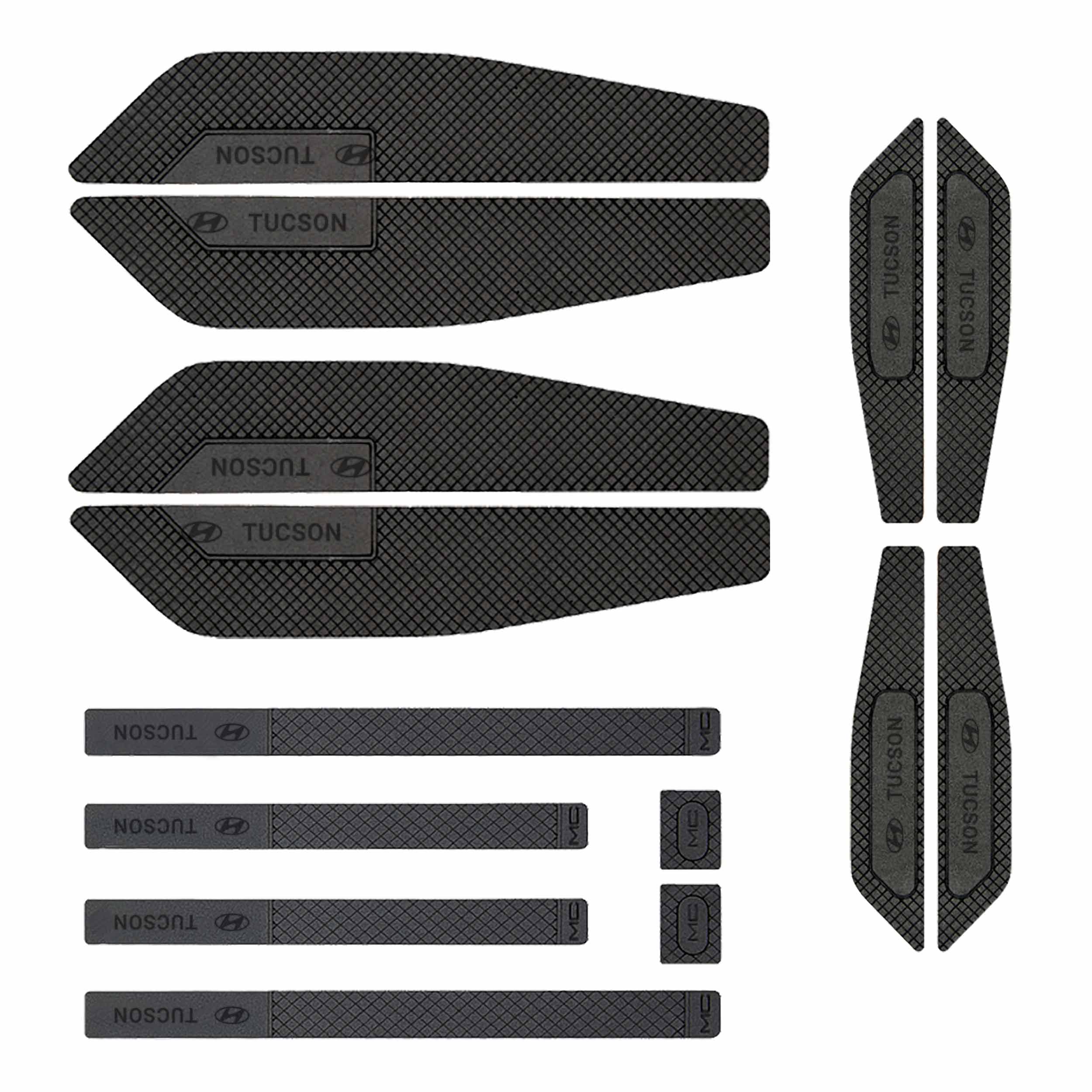 ضربه گیر خودرو کد CB-TN مناسب برای هیوندای توسان مجموعه 14 عددی