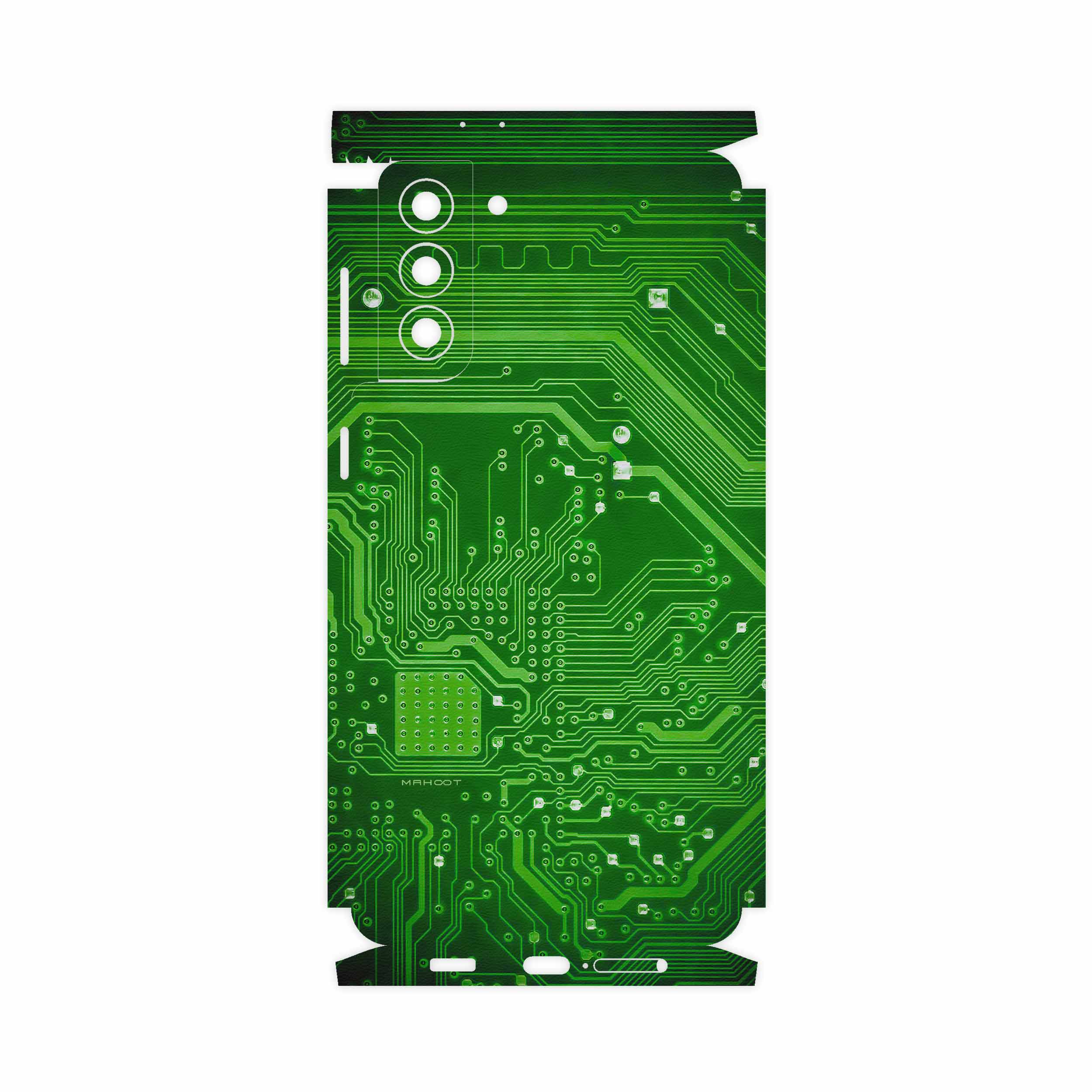 برچسب پوششی ماهوت مدل Green Printed Circuit Board-FullSkin مناسب برای گوشی موبایل سامسونگ Galaxy S21 Plus 5G