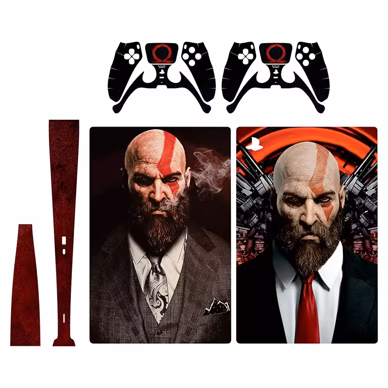 اسکین(برچسب)Playstation 5-مدل دیجیتال -طرح god of war -کد11-سفارشی