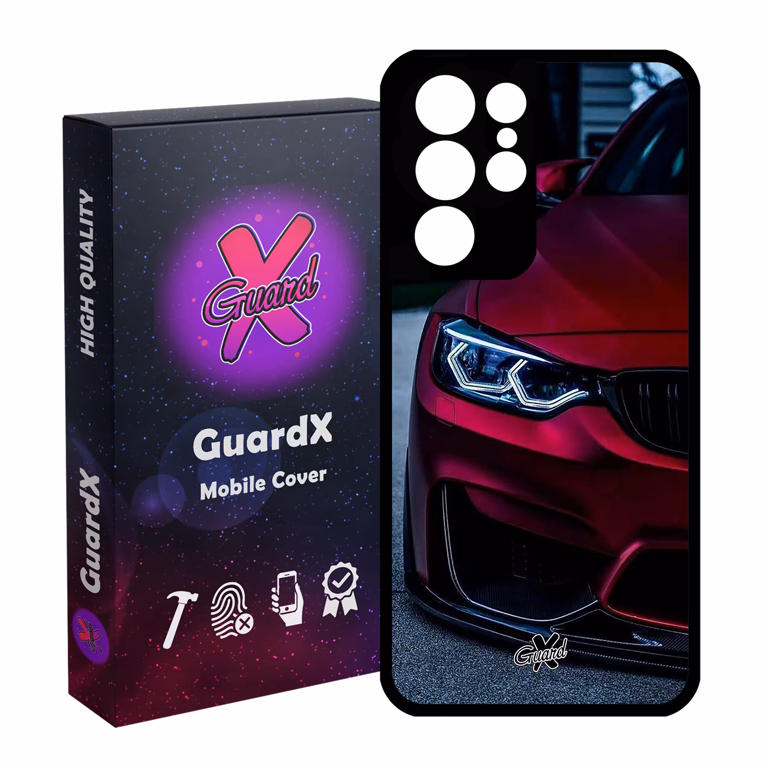 کاور گارد ایکس طرح BMW مدل Glass10298 مناسب برای گوشی موبایل سامسونگ Galaxy S21 Ultra