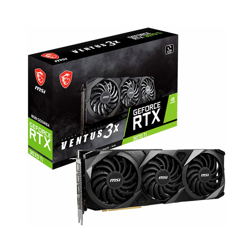 کارت گرافیک ام اس آی مدل RTX 3070 TI Ventus 3x - فروشگاه اینترنتی طیف سنتر