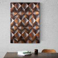  تابلو نقاشی مدل فرم‌های سه بعدی مربعی