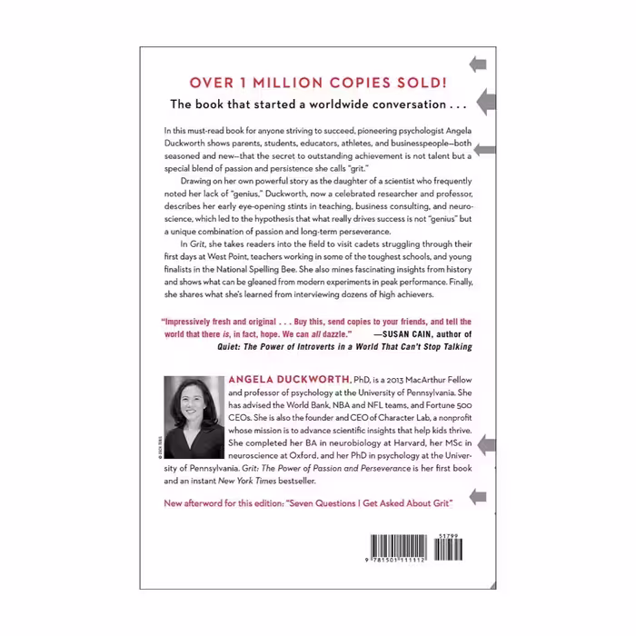 کتاب Grit اثر Angela Duckworth انتشارات ورمیلیون