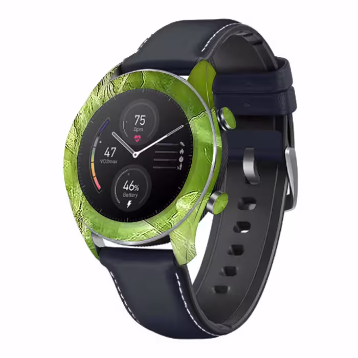 برچسب ماهوت طرح Green Crystal Marble مناسب برای ساعت هوشمند آنر watch magic