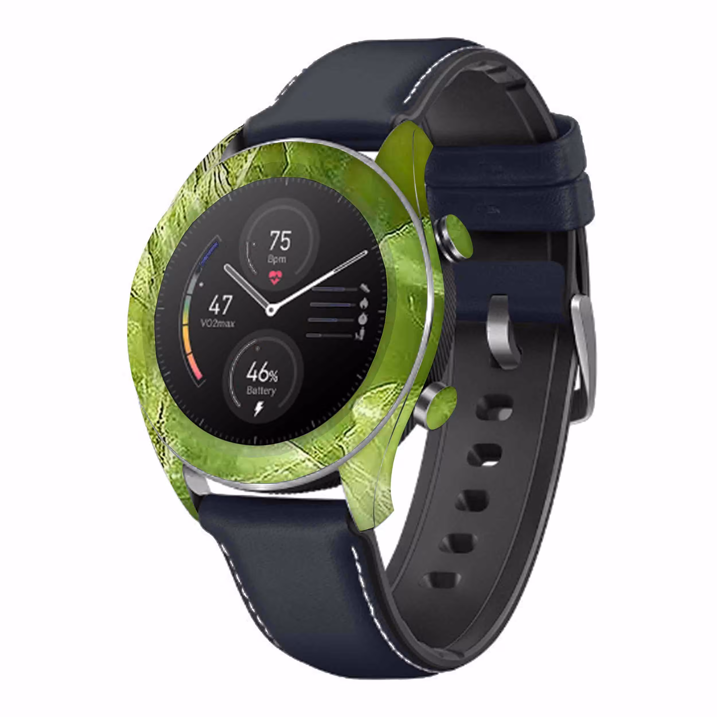 برچسب ماهوت طرح Green Crystal Marble مناسب برای ساعت هوشمند آنر watch magic