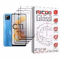 محافظ صفحه نمایش ریکو مدل Glass MIX004 مناسب برای گوشی موبایل ریلمی C11 (2021) بسته چهار عددی
