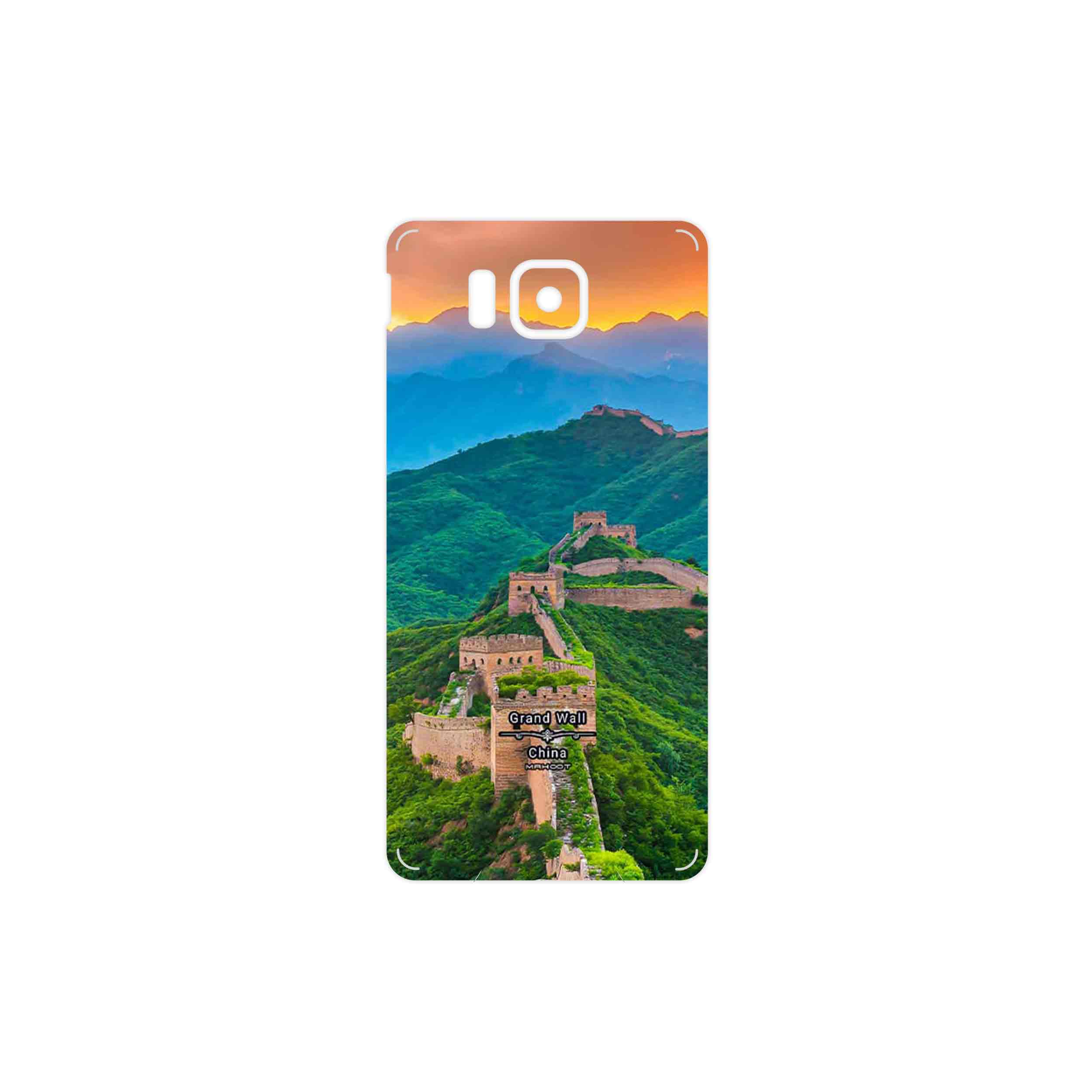 برچسب پوششی ماهوت مدل China Grand Wall مناسب برای گوشی موبایل سامسونگ Galaxy Alpha