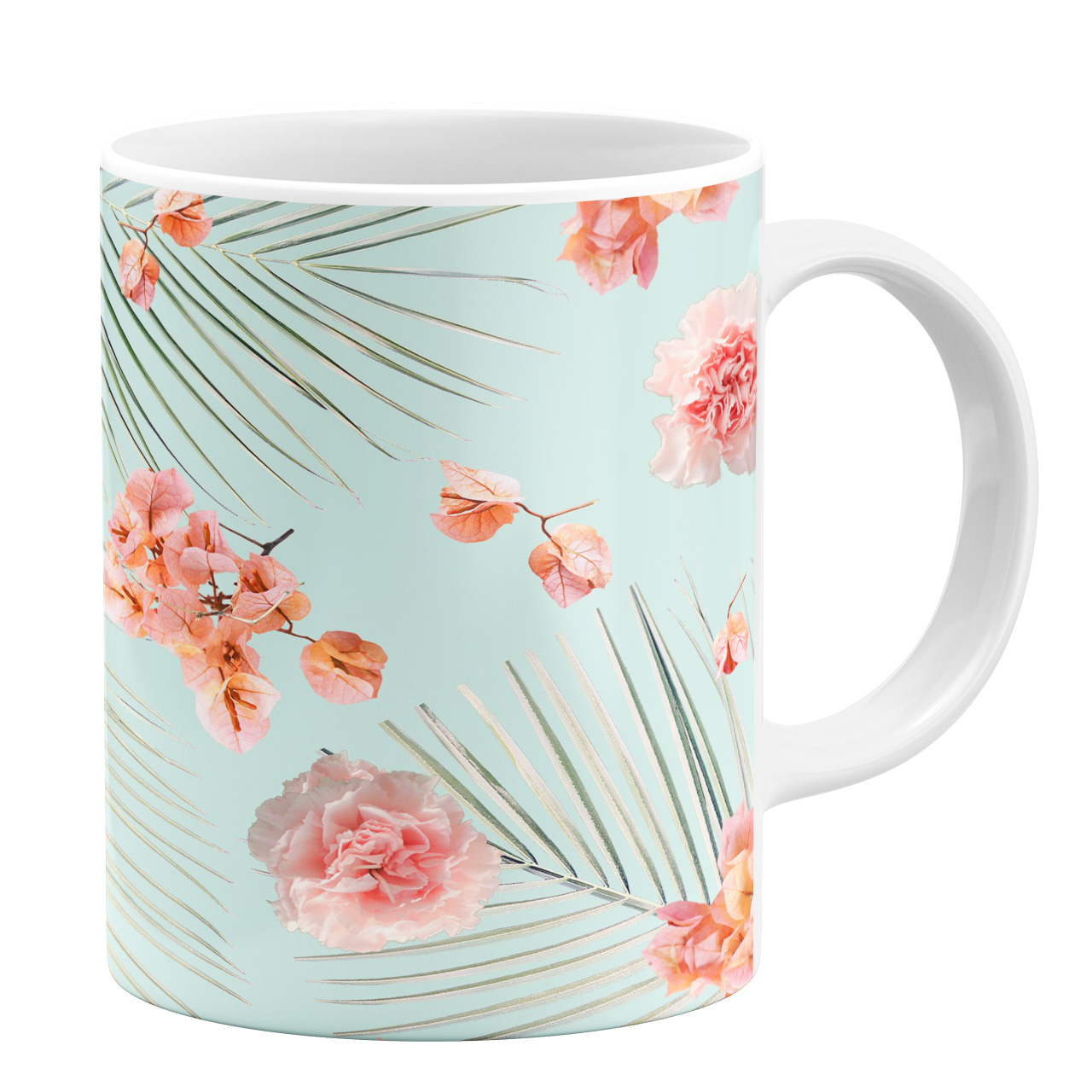 ماگ طرح گل ها کد 9928