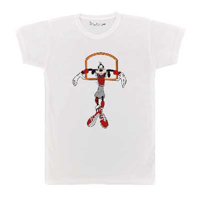 تی شرت آستین کوتاه بچگانه پرمانه طرح گوفی کد pmt.7720