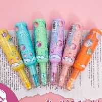 هایلایتر کهکشانی 6 رنگ  اورجینال  6 رنگ با کیفیت و جذاب  سایز بزرک همراه کیف طلقی 