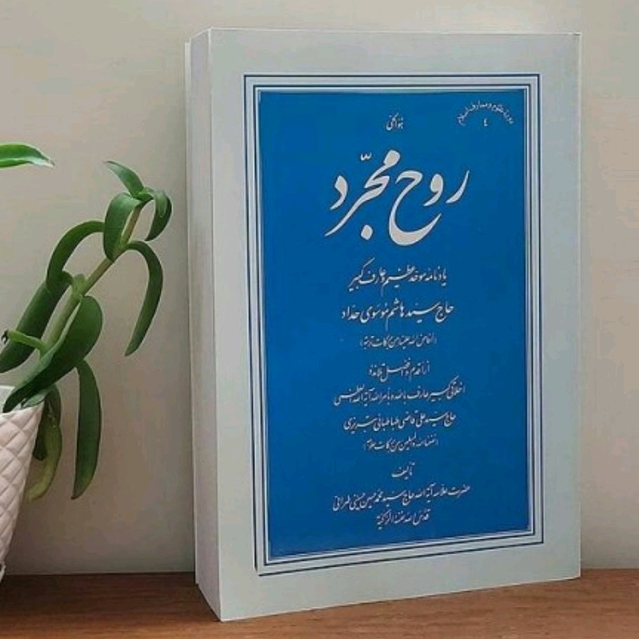 روح مجرد: یادنامه موحد عظیم و عارف کبیر، حاج سید هاشم موسوی حداد

