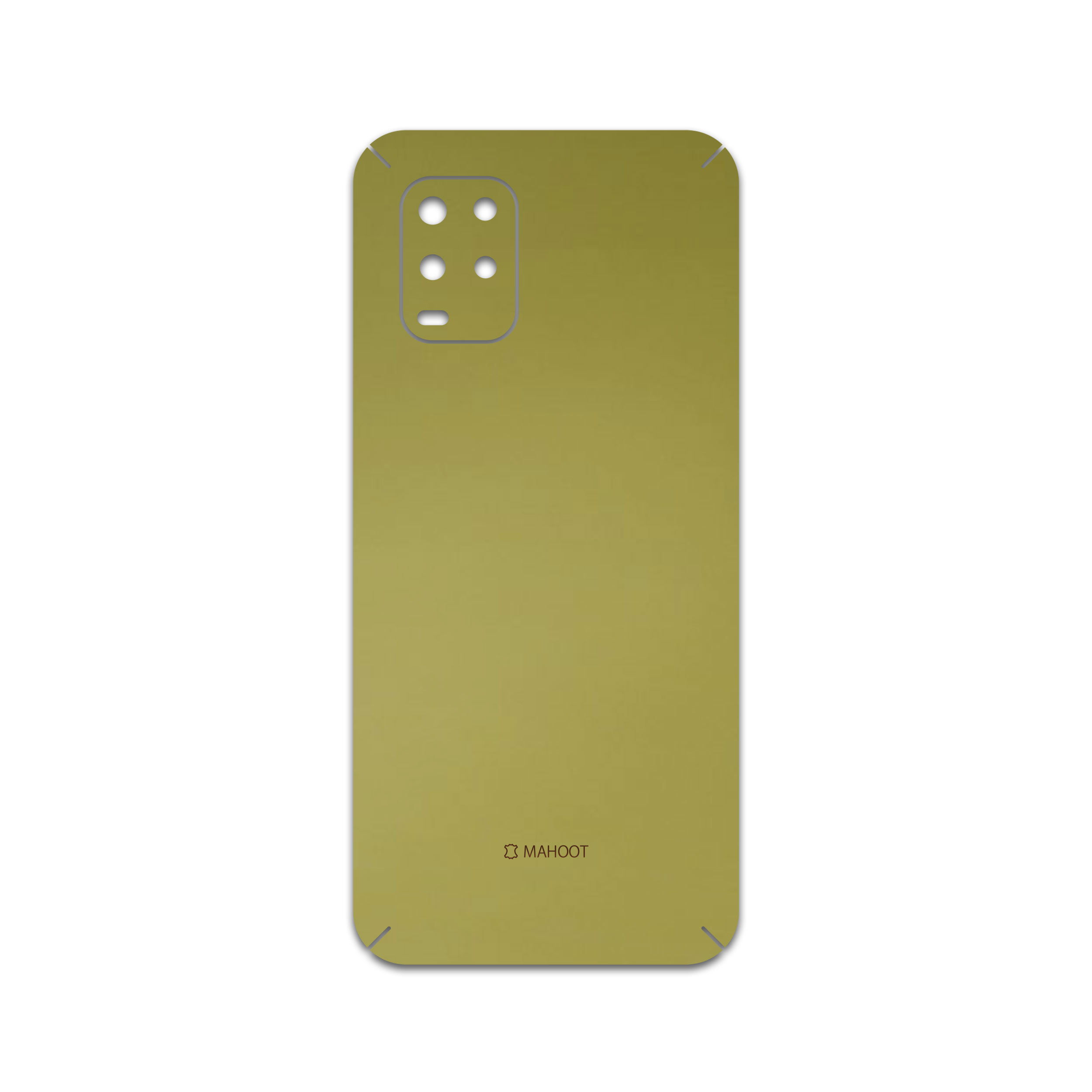 برچسب پوششی ماهوت مدل  Matte-Gold  مناسب برای گوشی موبایل شیائومی Mi 10 Lite 5G