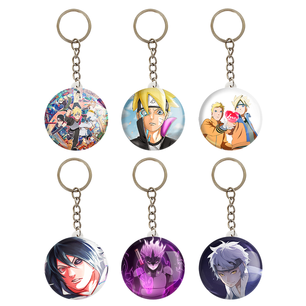 جاکلیدی خندالو مدل انیمه بوروتو کد 813A مجموعه 6 عددی