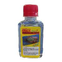 محلول ماهیان ضد عفونی بی رنگ زبرا حجم 120 میلی لیتر