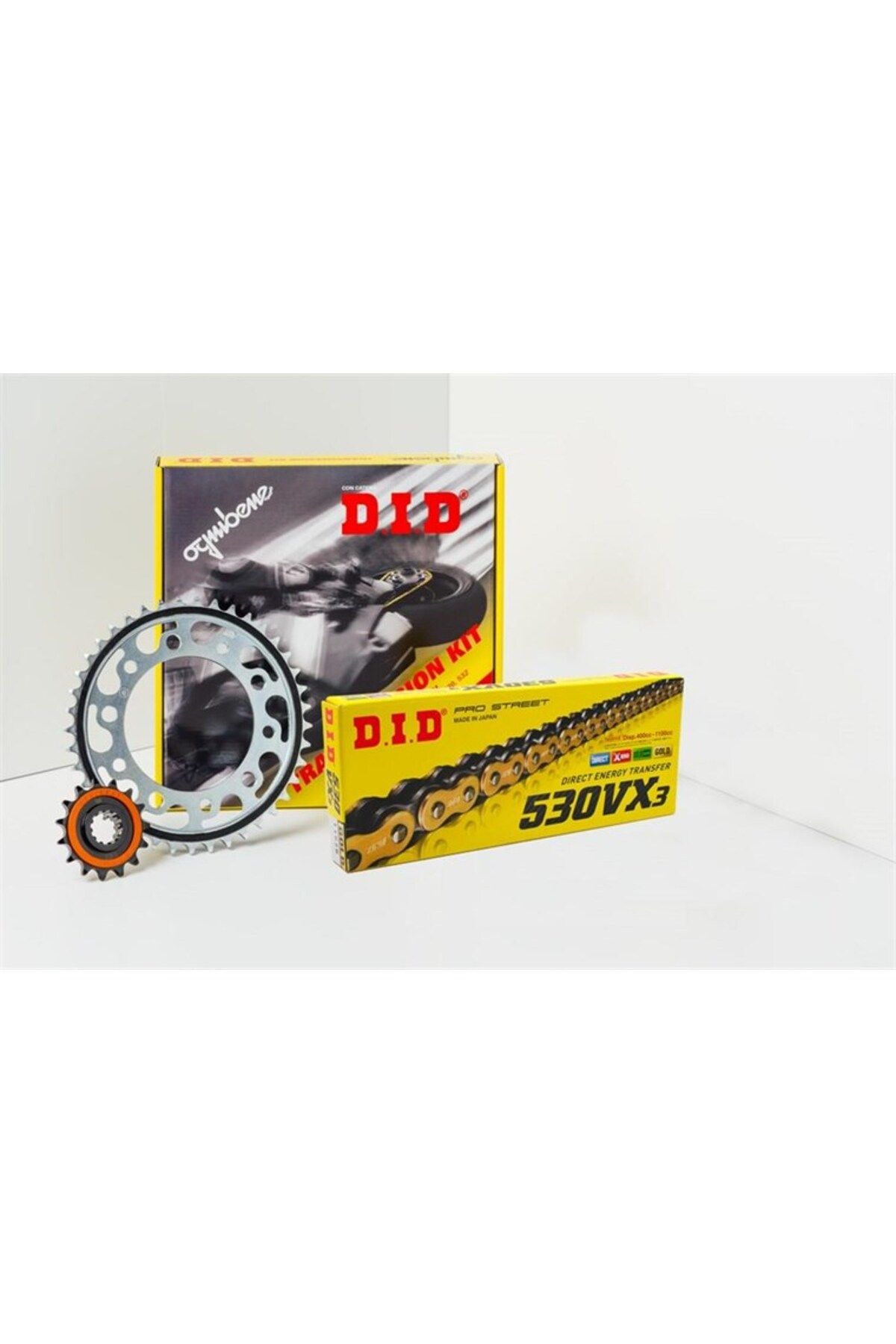 زنجیر موتورسیکلت HONDA CBR 1100 XX 97 07 GAIN GEAR SET 17T 44T DIDST530 10 D.I.D