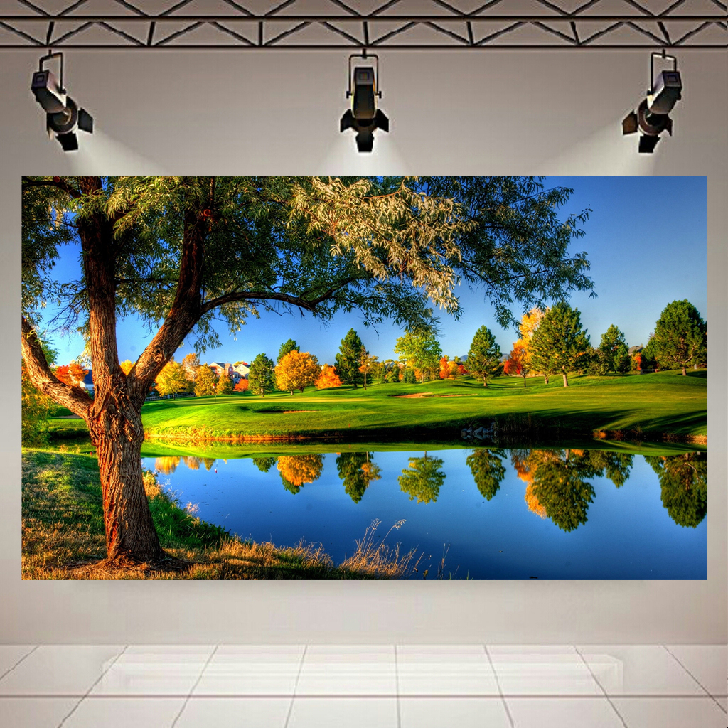 تابلو بوم طرح چشمه کد PD7050