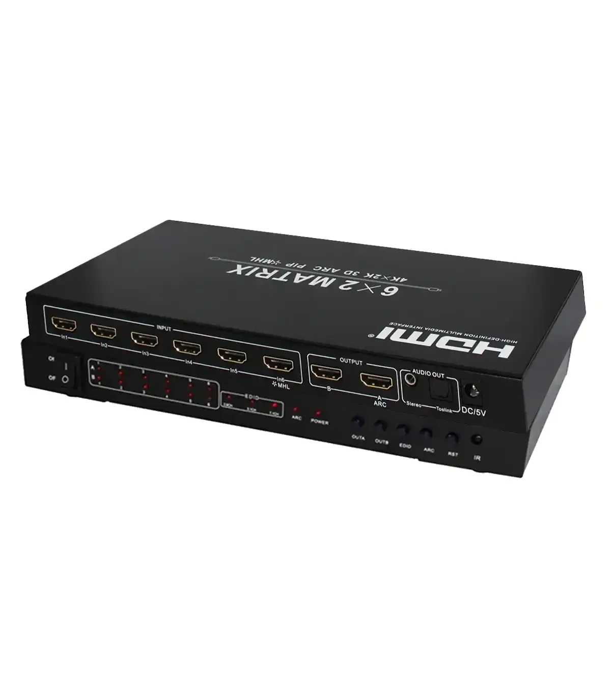ارسال فوری   ضمانت اصالت کالا   ماتریکس سوئیچ 6 در 2 HDMI فرانت FN-V162