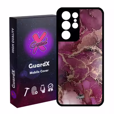 کاور گارد ایکس طرح ماربل مدل Glass10271 مناسب برای گوشی موبایل سامسونگ Galaxy S21 Ultra