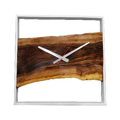 ساعت دیواری مدل چوب گردو کد s09