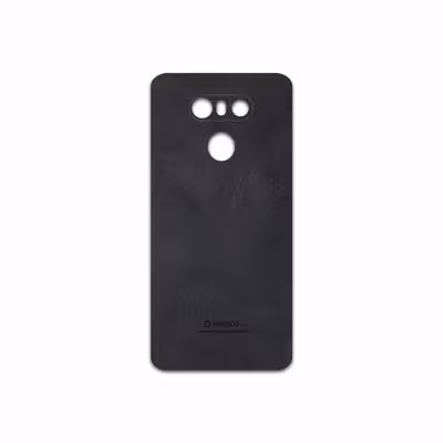 برچسب پوششی ماهوت مدل Graphite Buffalo Leather مناسب برای گوشی موبایل ال جی G6