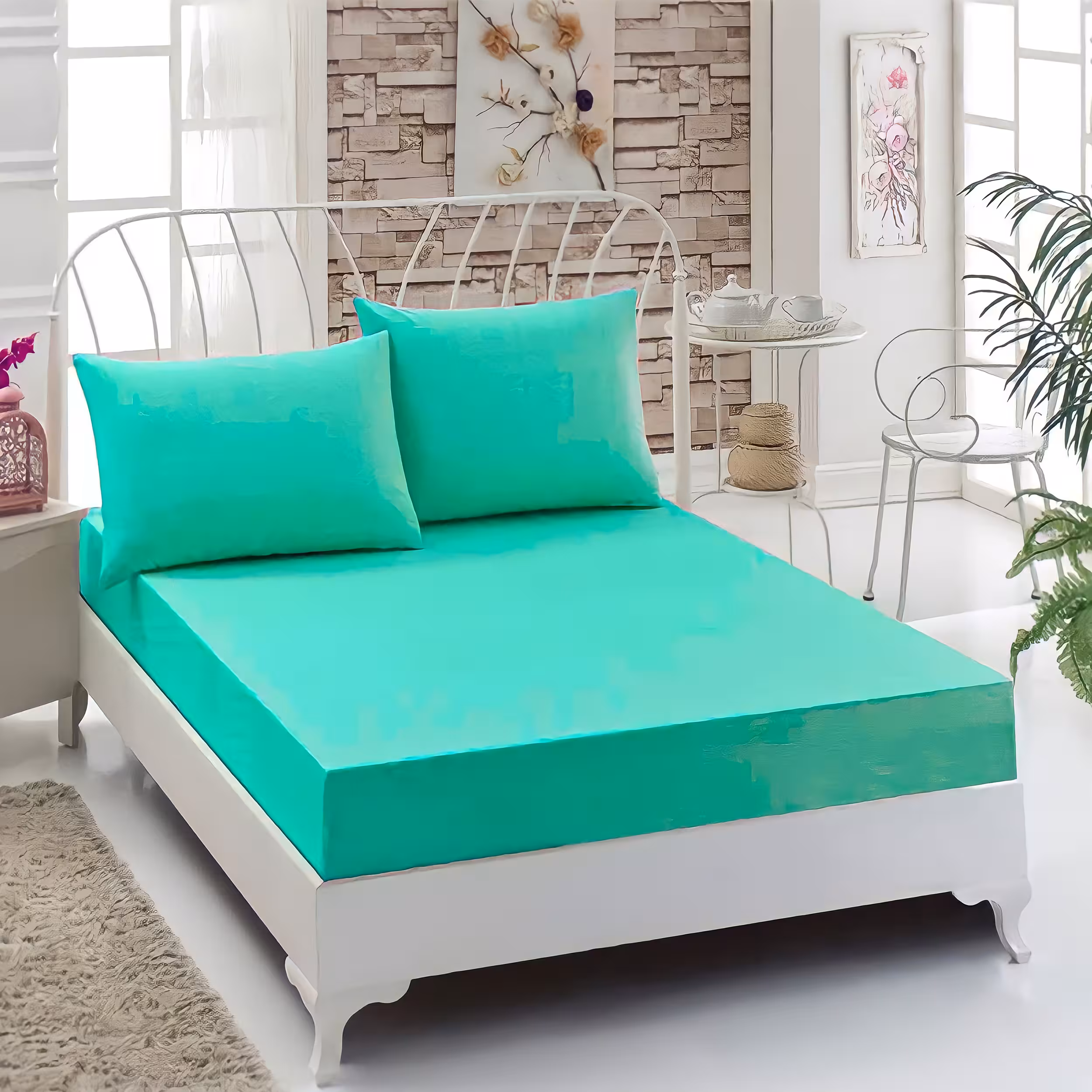 سرویس ملحفه بلیندا مدل M-385821 یک نفره 2 تکه 