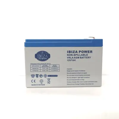 باتری یو پی اس 12 ولت 7.5 آمپر ساعت ایبیزا مدل POWER2021 