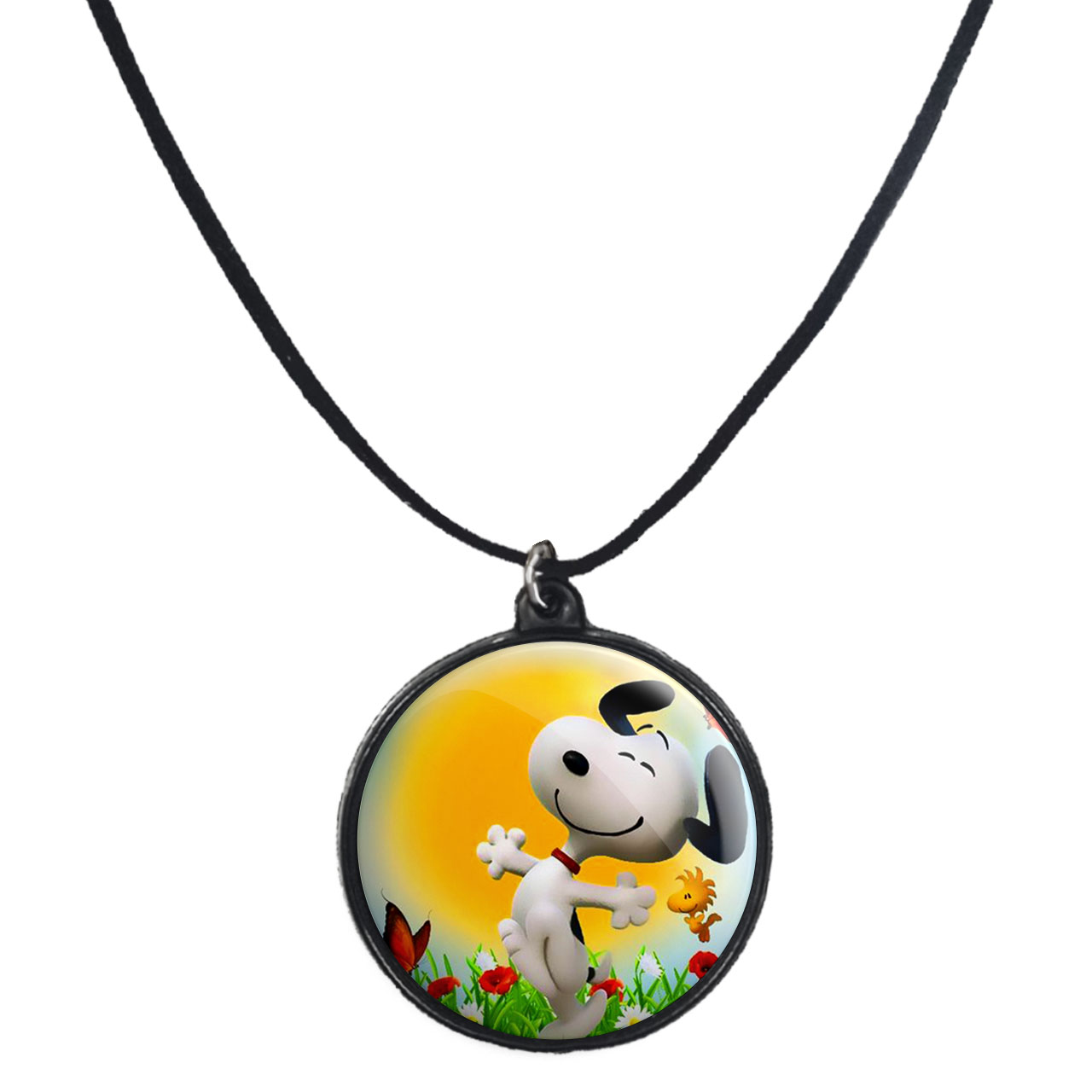 گردنبند پرمانه طرح اسنوپی کد pmb.14515