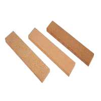 آجر نمای نسوز شاموتی رندوم ابعاد 2.5×31×7