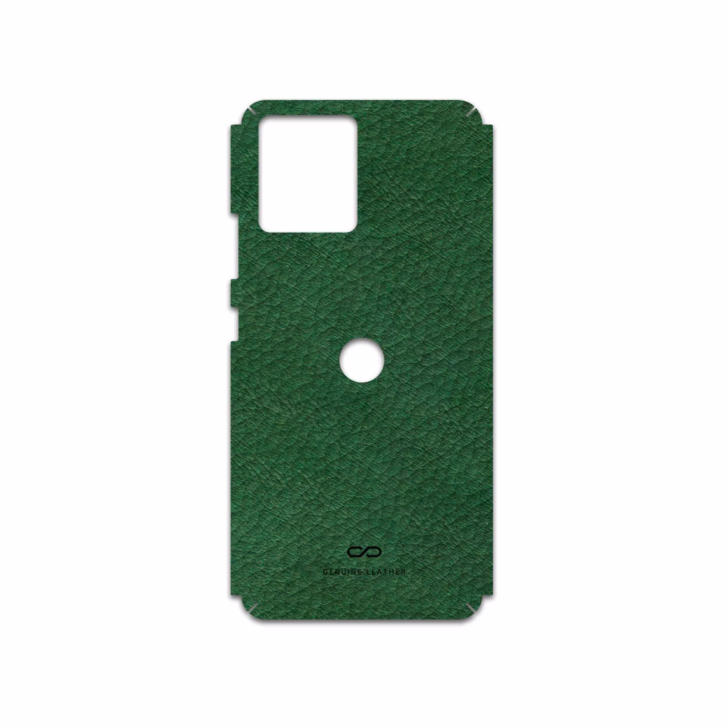 برچسب پوششی ماهوت مدل Green-Leather مناسب برای گوشی موبایل موتورولا Edge 30 Fusion