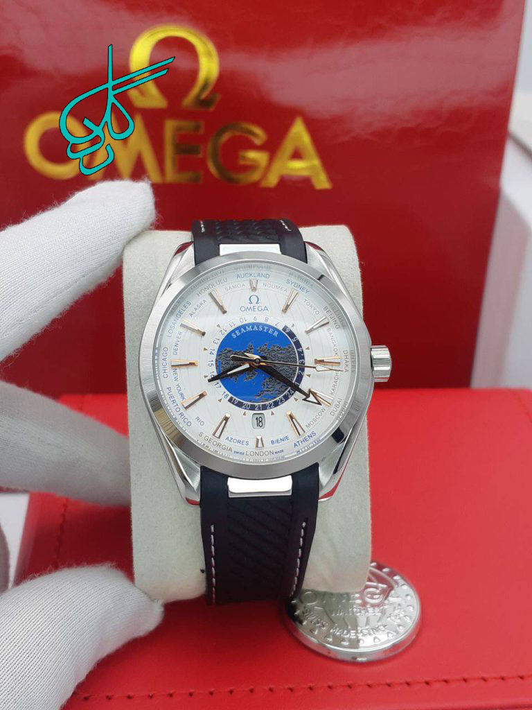 خرید ساعت مردانه امگا سی مستر موتور اتومات ساخت ژاپن جنس استیل رنگ ثابت و ضدحساسیت جنس شیشه سافایر ضدخش کد 1918159 - ردگل