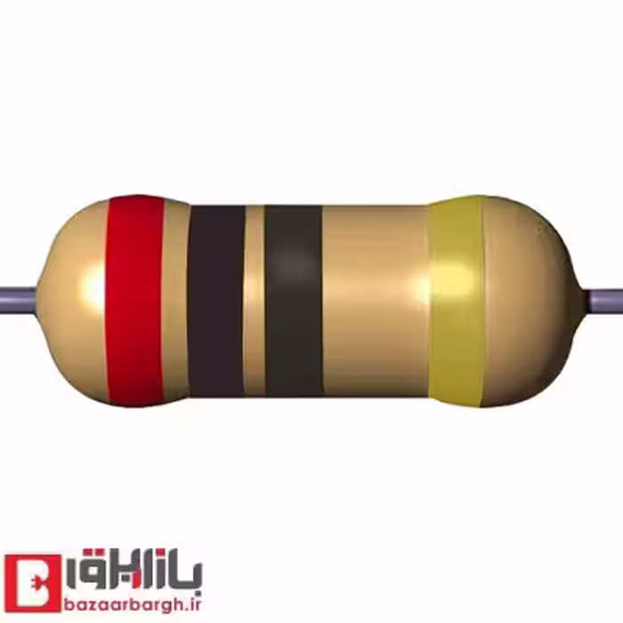 مقاومت 20 اهم 1/4 وات 5 درصد
