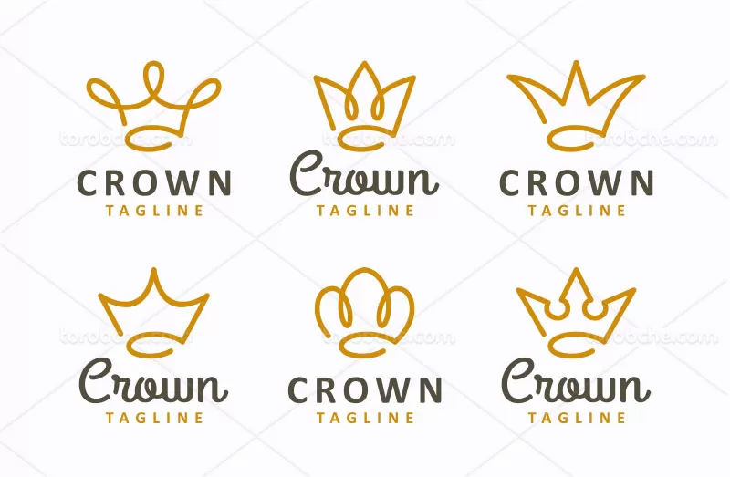 وکتور لوگو تاج پادشاهی | گرافیک با طعم تربچه