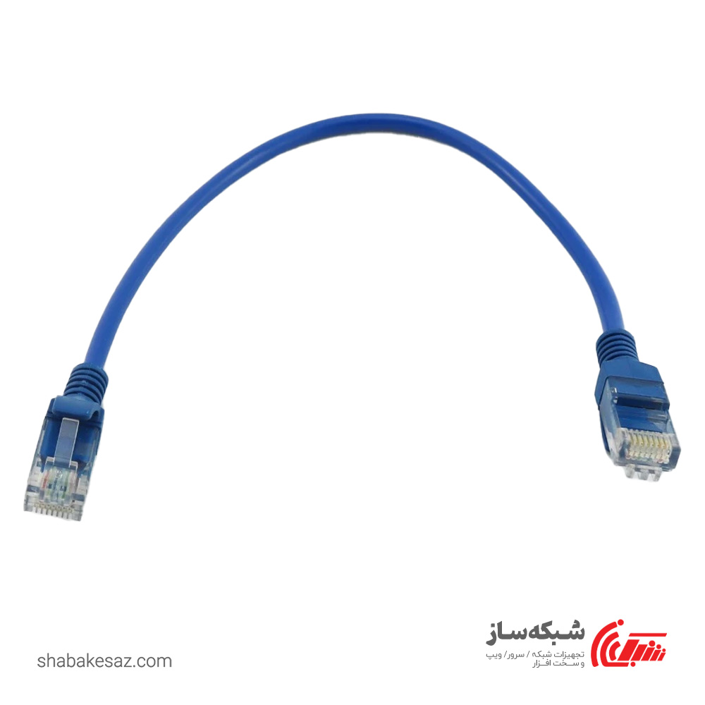 قیمت و خرید پچ کورد گیگافلکس Gigaflex Patch cord CAT6 UTP طول 50 سانتی متر - شبکه ساز
