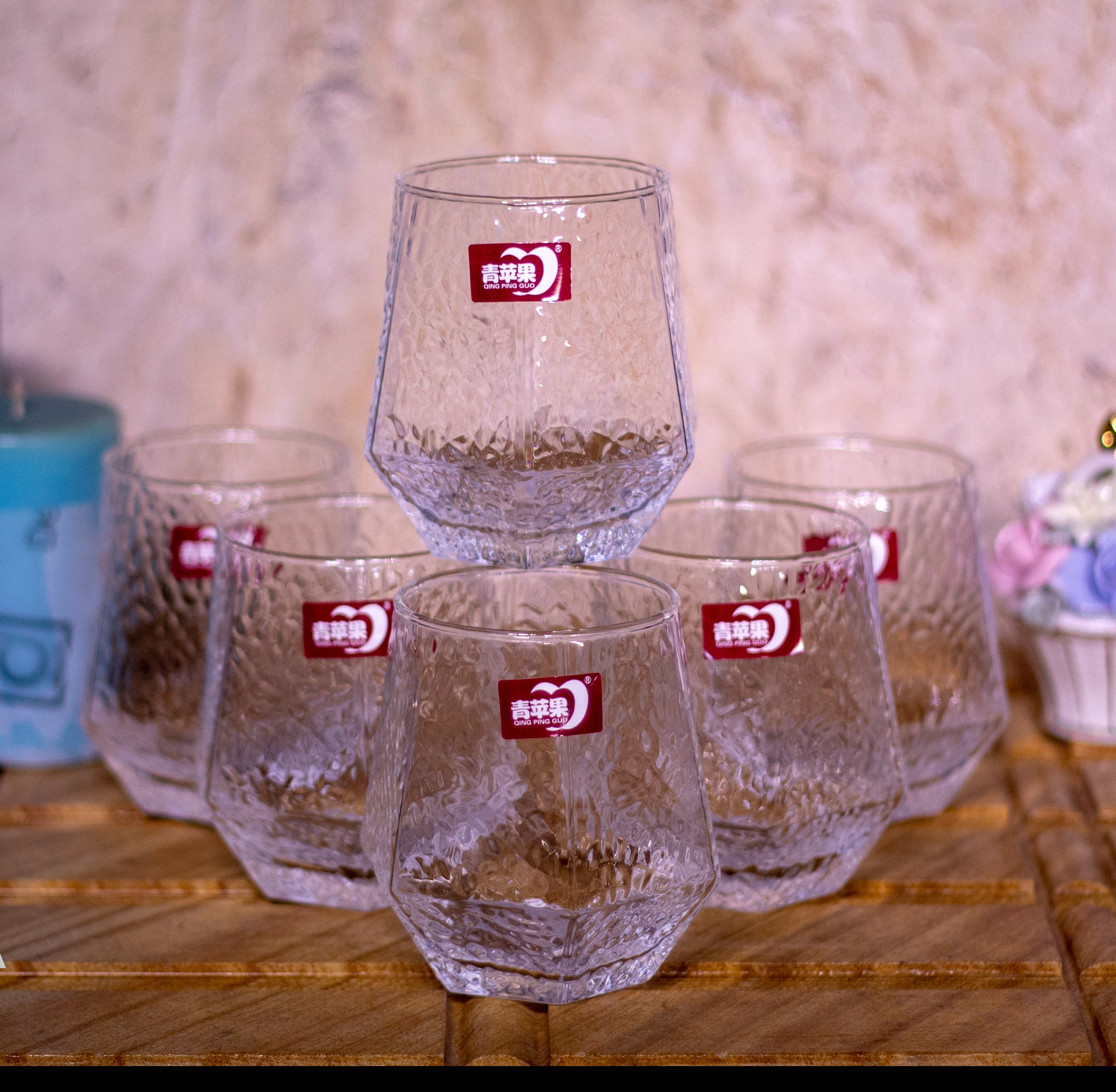 لیوان شش ضلعی سنگی 310 سی سی پیرکس دلی