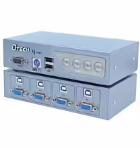 سوییچ KVM چهار پورت دی تک مدل دی تی 8041