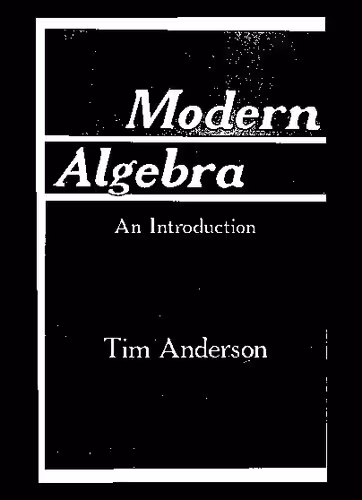 خرید و دانلود نسخه کامل کتاب Modern Algebra: An Introduction