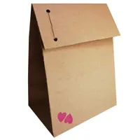 پاکت هدیه مدل تاشو حجیم c8 بسته 50 عددی