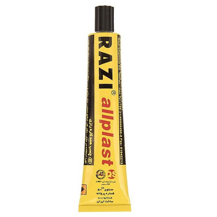 چسب همه کاره رازی مدل Allplast حجم 30 میلی لیتر