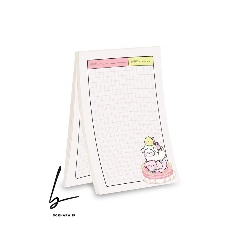 کاغذ یادداشت (نوت پد) A6 پیتیکو سری Little lamb کد 5