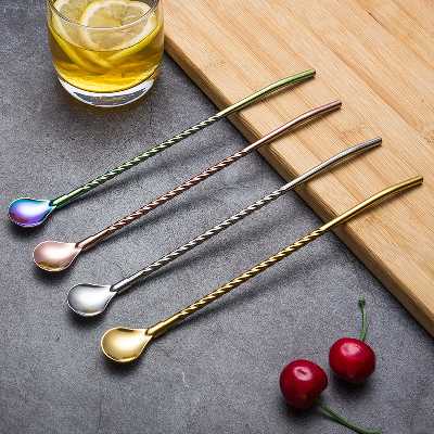 قاشق شربت خوری مدلِ هایلایت بسته 6 عددی 