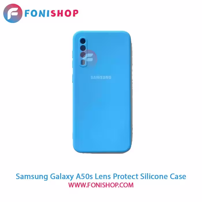قاب سیلیکونی محافظ لنزدار گوشی سامسونگ Samsung Galaxy A50s