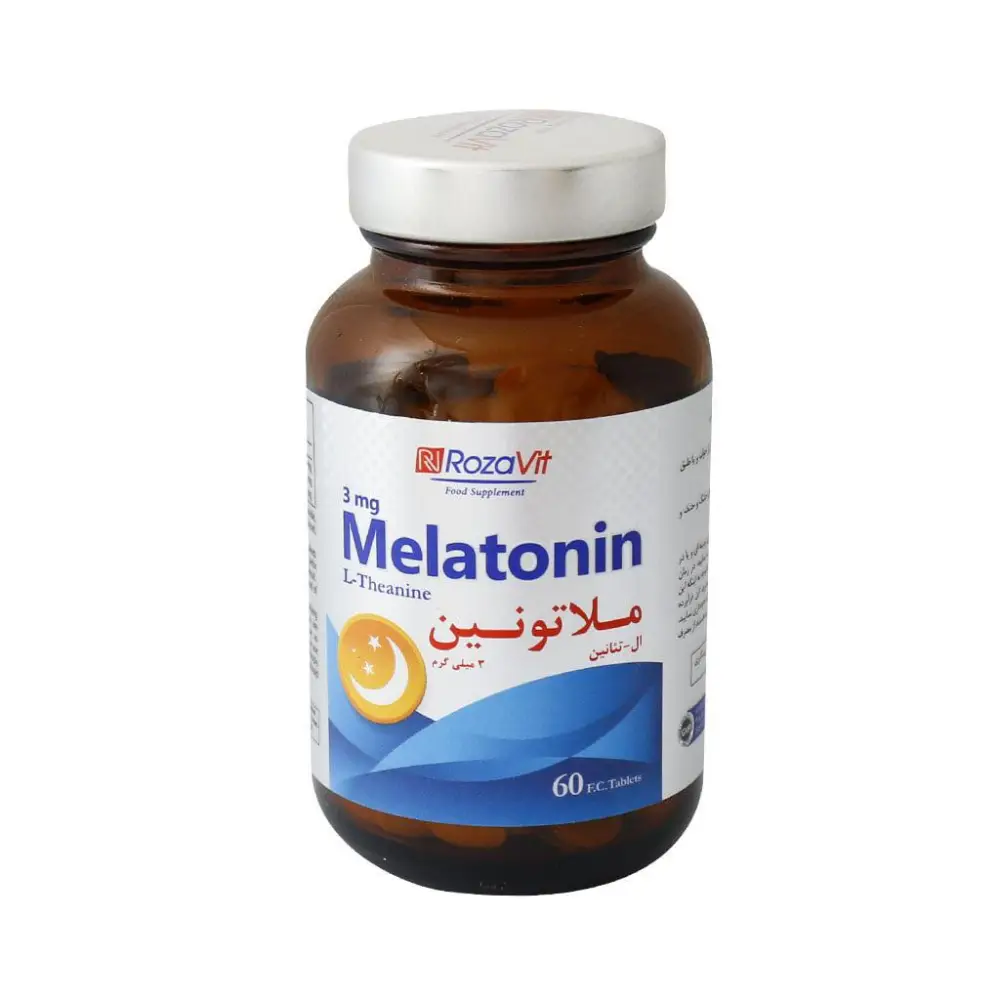 قرص ملاتونین و ال تئانین رزاویت 60 عددی