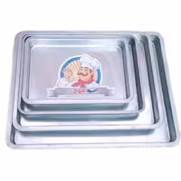 قالب مستطیل گالوانیزه موج سایز 20 در 30 ارتفاع 4 سانت 