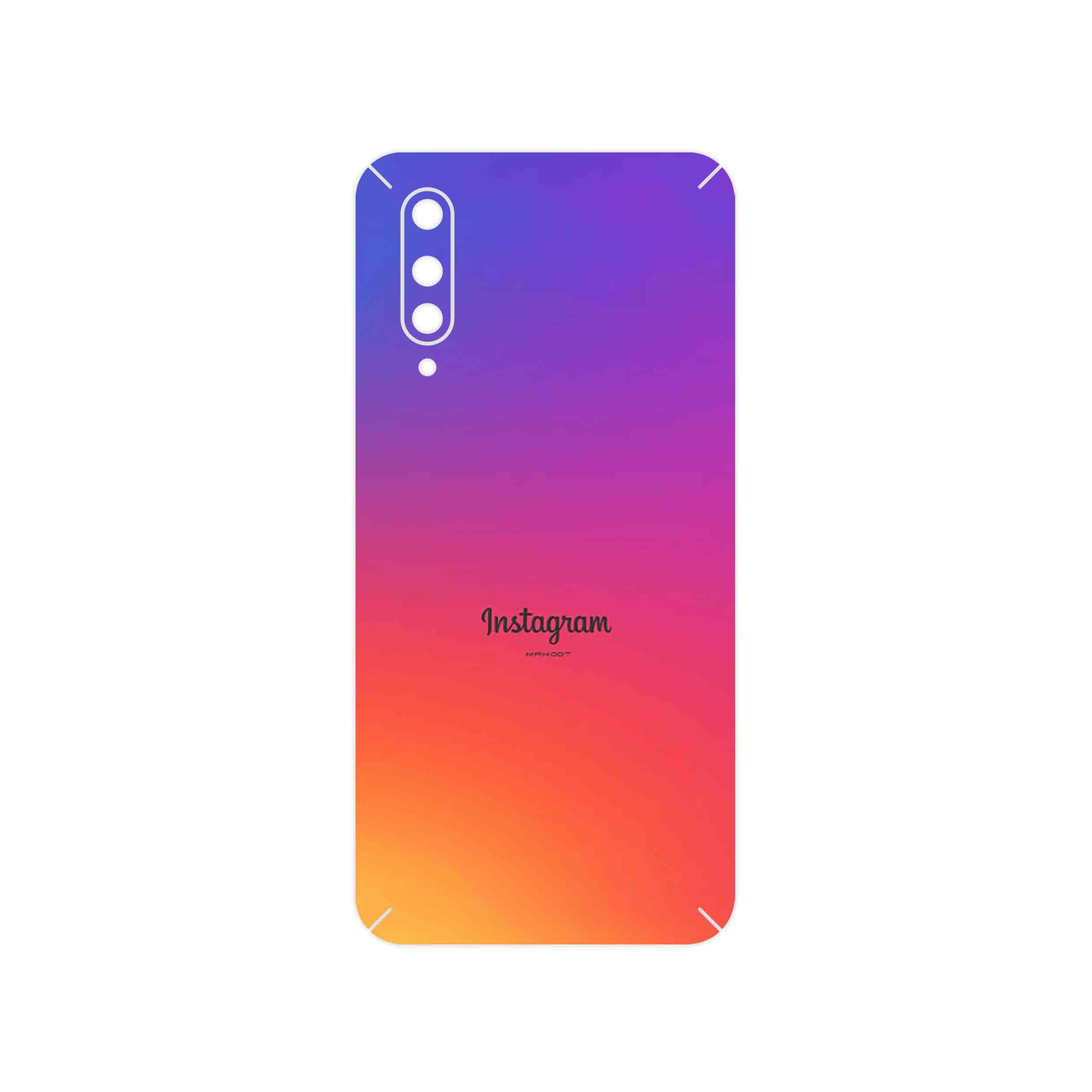 برچسب پوششی ماهوت مدل Instagram مناسب برای گوشی موبایل شیائومی MI 9 Lite