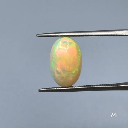 نگین اوپال معدنی بیضی شناسه 8242