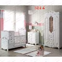 سرویس خواب دو مظنوره کد 1414 شامل تخت/کمد/دراور