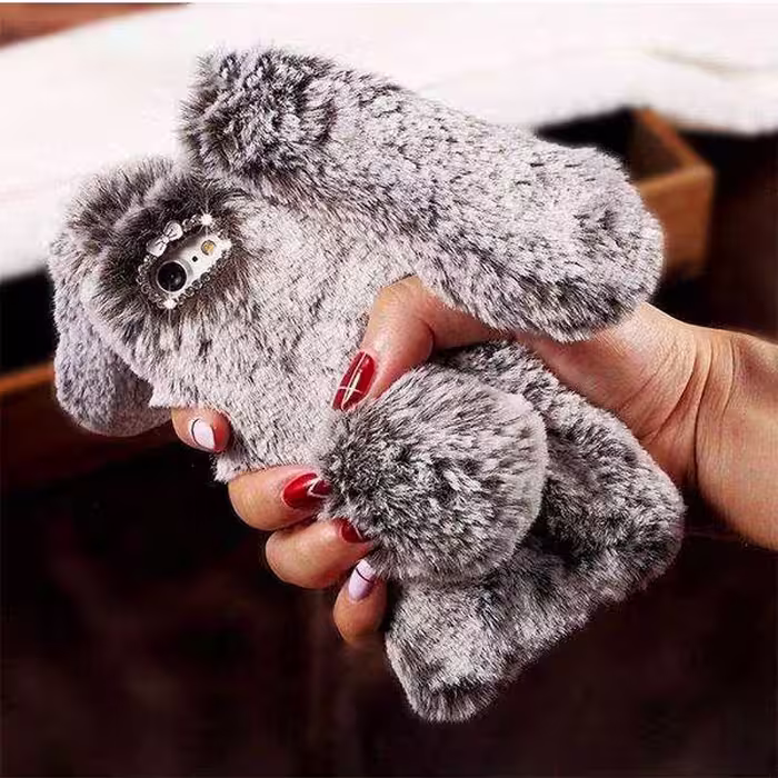 کاور طرح Furry Rabbit کد S1475 مناسب برای گوشی موبایل اپل Iphone 7/8