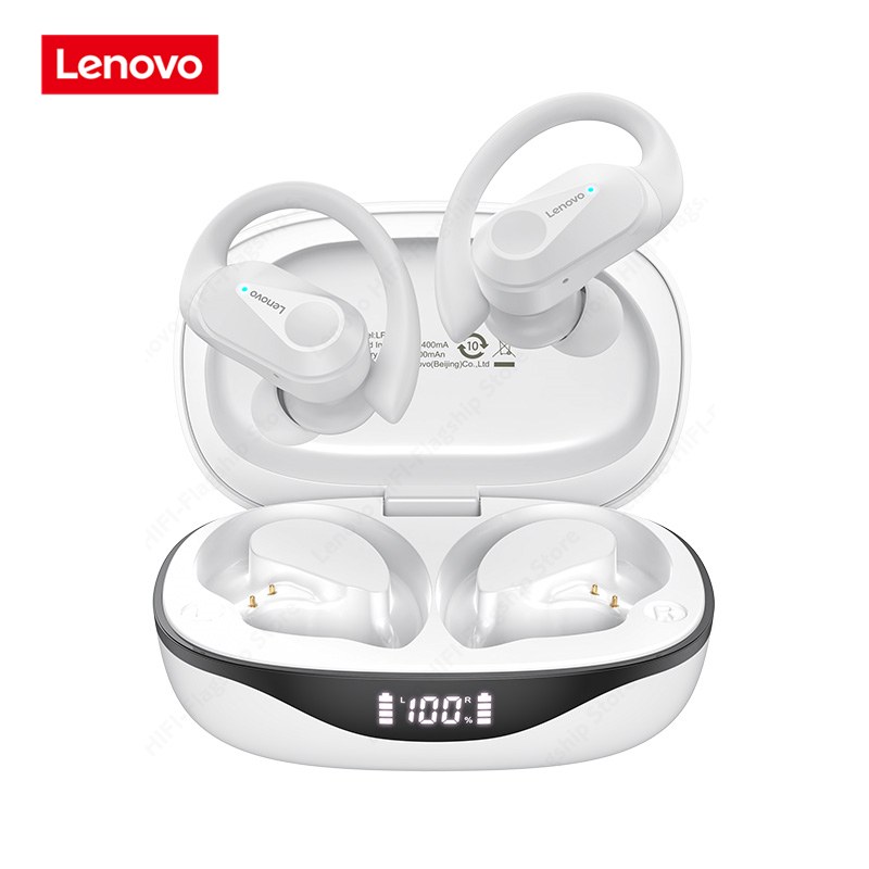 هندزفری بلوتوثی لنوو مدل LP75 2023ا Lenovo LP75 2023 Earbuds رنگ سفید